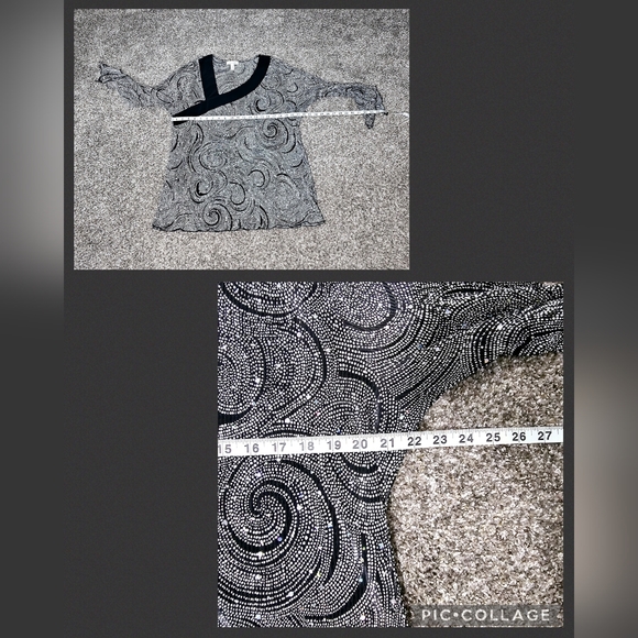 DRESSBARN SEQUINS BLOUSE/TOP - Picture 10 of 15